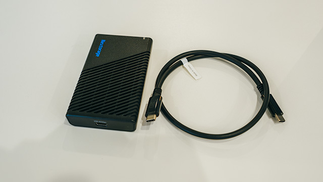 Nextorage NX-SB1PRO と40Gbps対応 USB Type-Cケーブル
